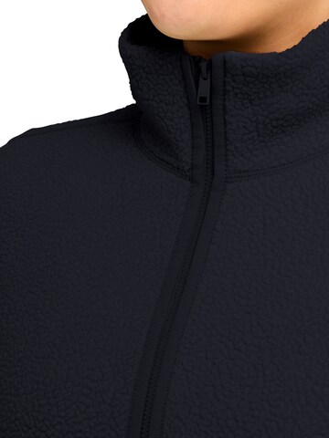 JACK WOLFSKIN Fleecejacke 'Lite Curl Full-Zip'‌‌‌‌‌‌ in Blau