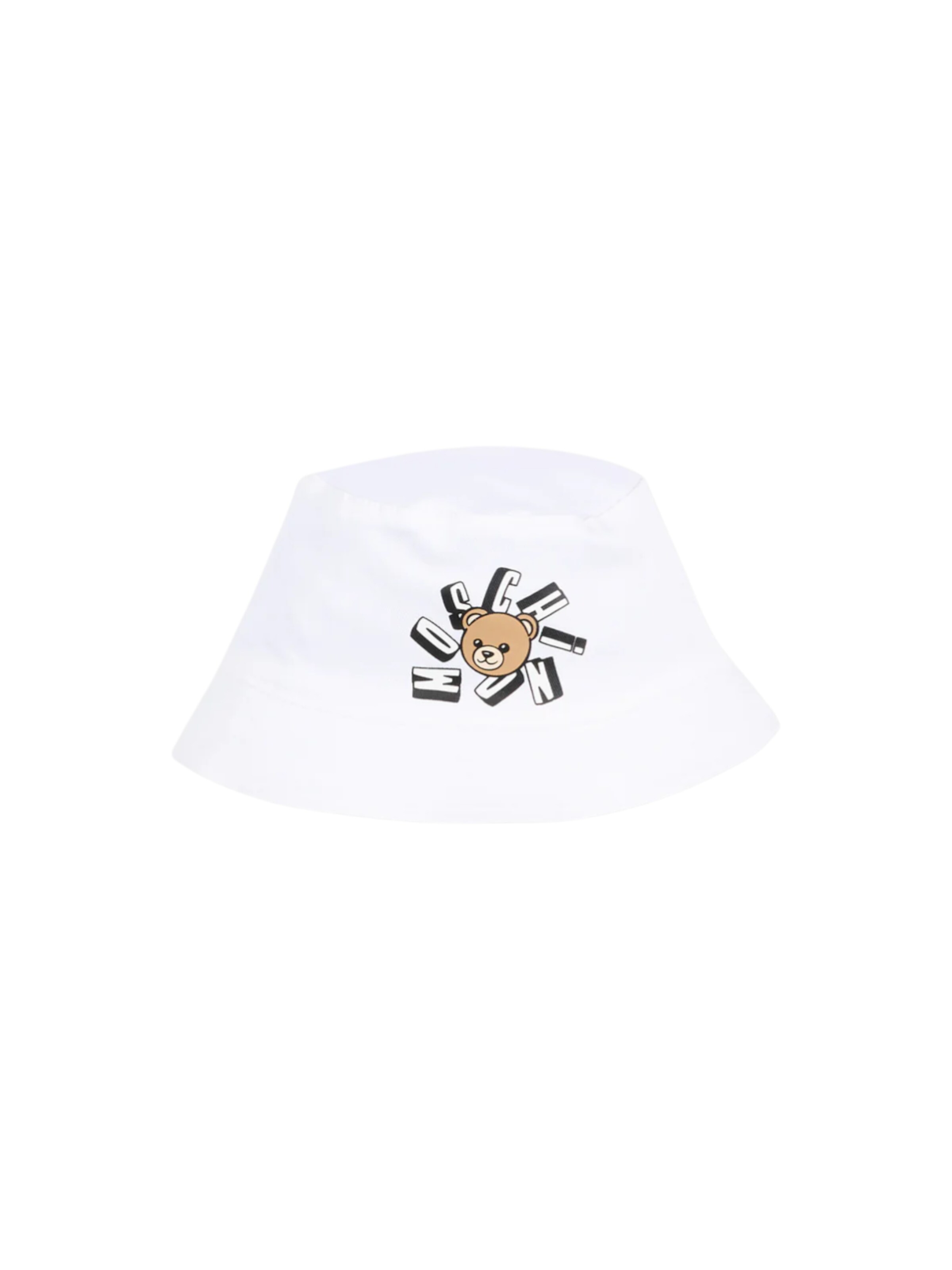 MOSCHINO Hoed in Wit: voorkant