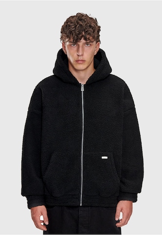 Veste de survêtement Dropsize en noir : devant