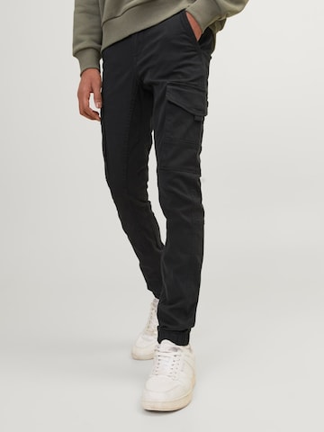 JACK & JONES Baggy Broek 'paul' in Zwart
