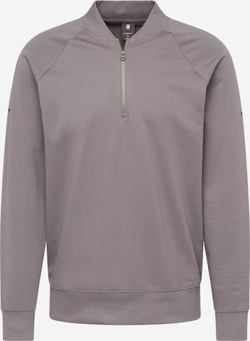 G-Star RAW Sweatshirt in Lila: voorkant