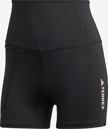ADIDAS TERREX Skinny Spodnie sportowe w kolorze czarny: przód