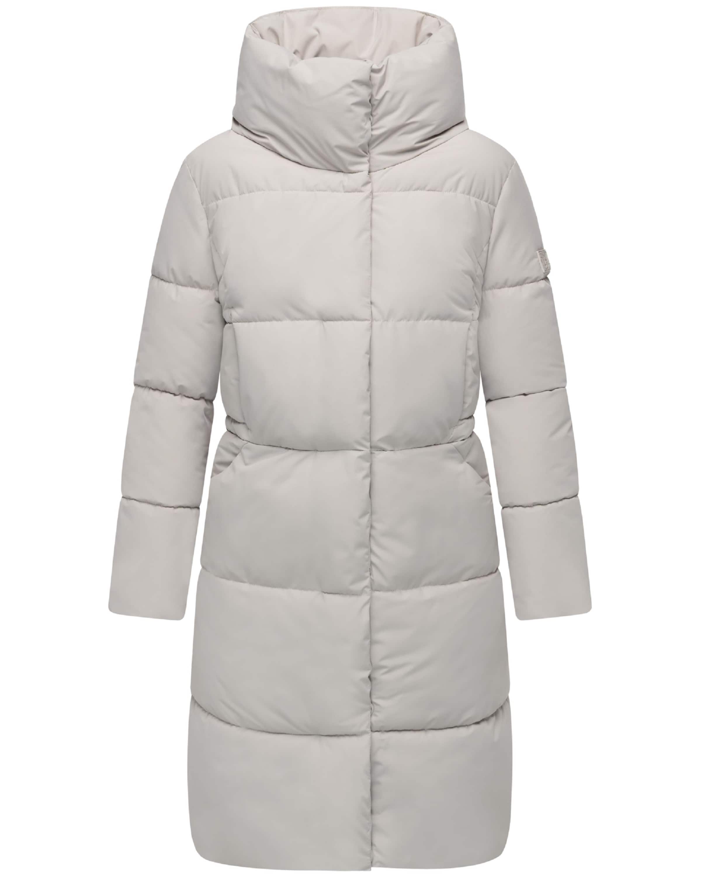 NAVAHOO Χειμερινό παλτό 'Wolkenkuss 14' σε γκρι: μπροστά