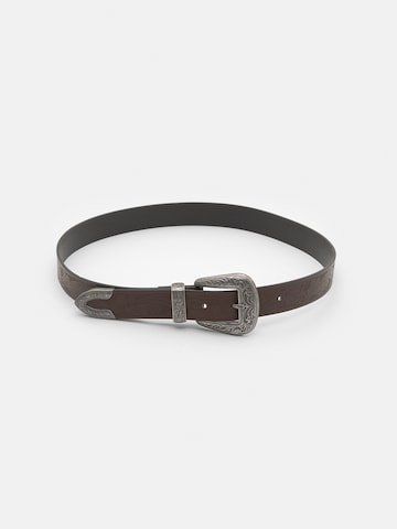 Ceinture 'STWD' Pull&Bear en marron