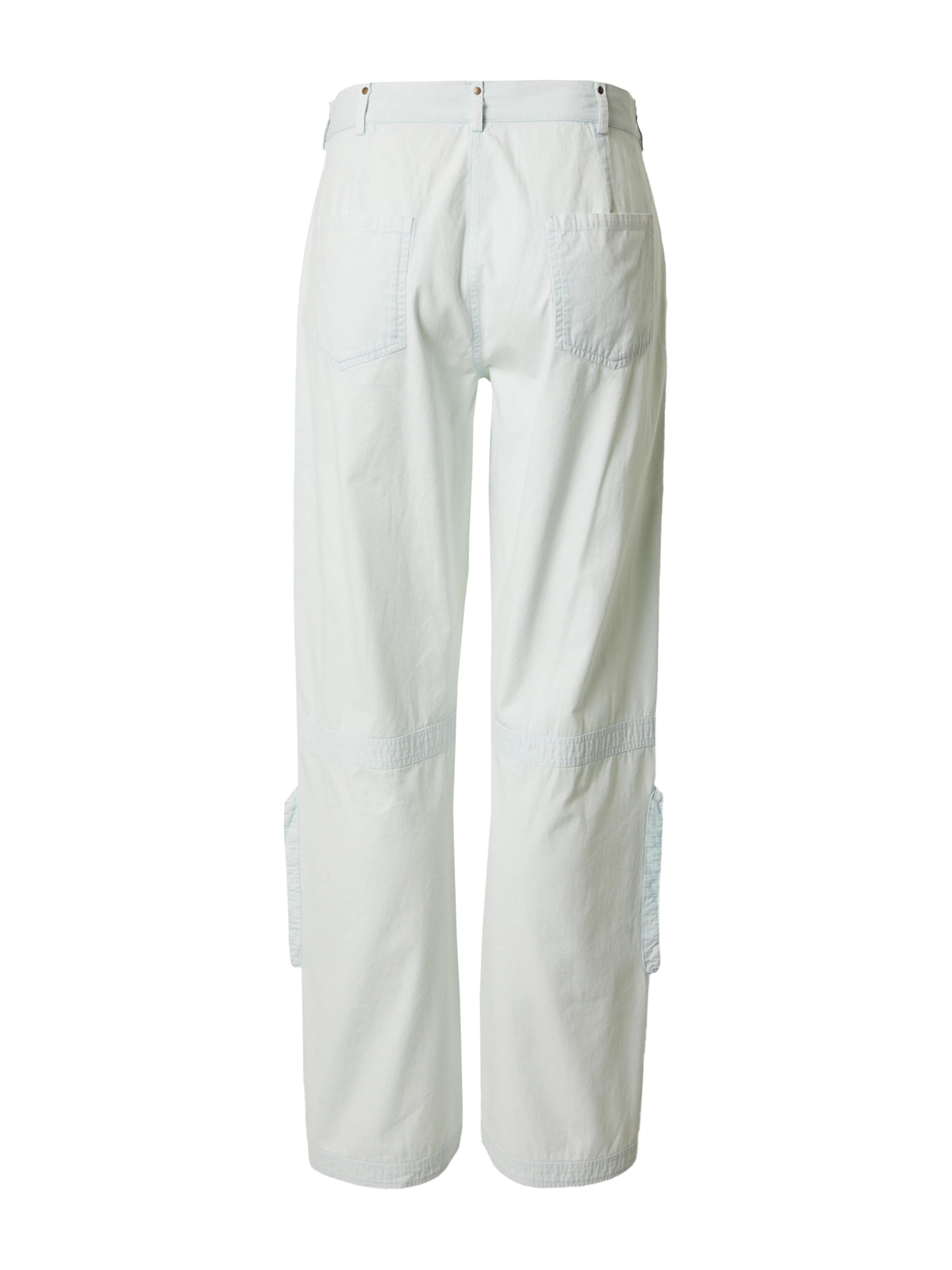 Luka Sabbat for ABOUT YOU - Loosefit Calças cargo 'Tamino' em branco