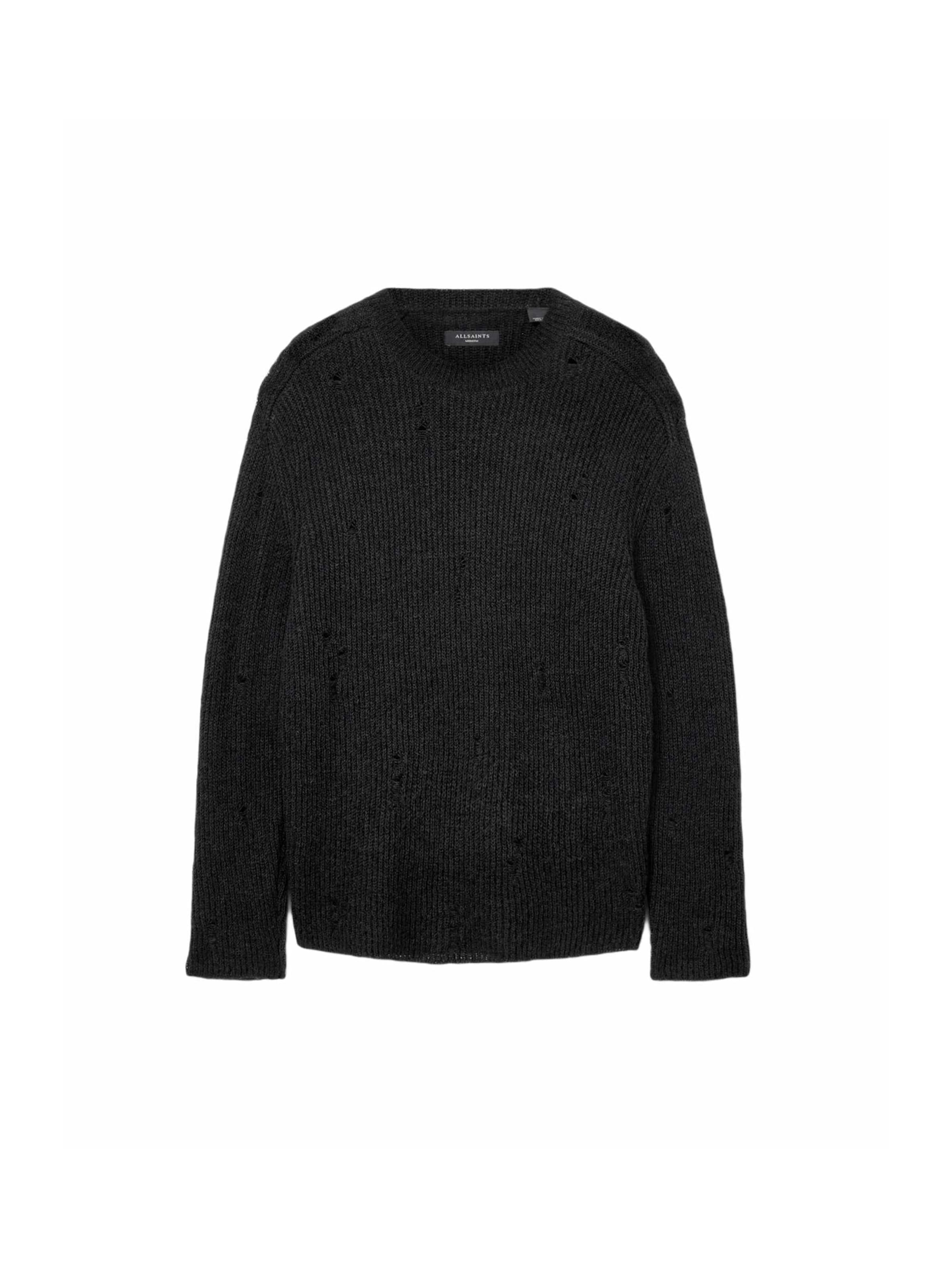 AllSaints Sweater 'EDGIN' in Black: front