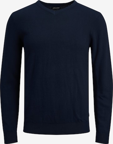 JACK & JONES Sweater 'Emil' in Blue: front