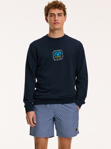 Shiwi Sweatshirt 'Beyond The Blues' i blå: forside