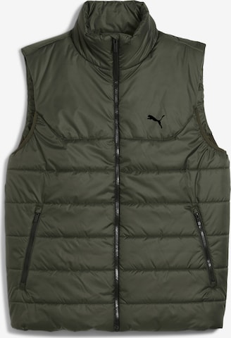 PUMA Sportbodywarmer in Groen: voorkant