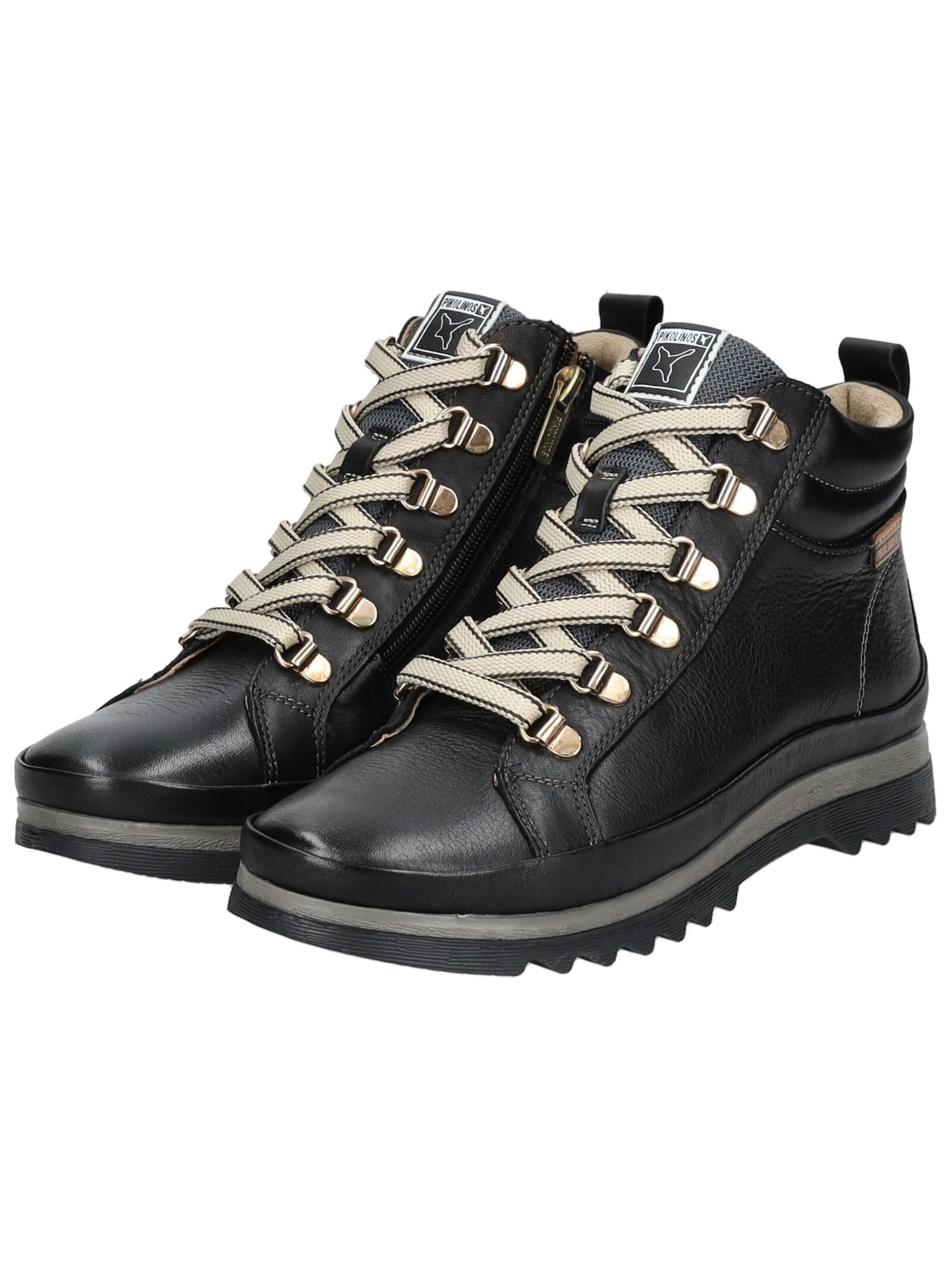 PIKOLINOS Veterlaarsjes in Zwart