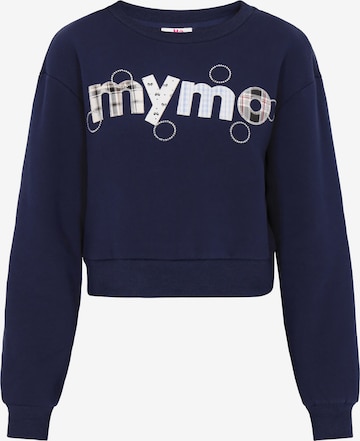 MYMO - Sweatshirt em azul: frente