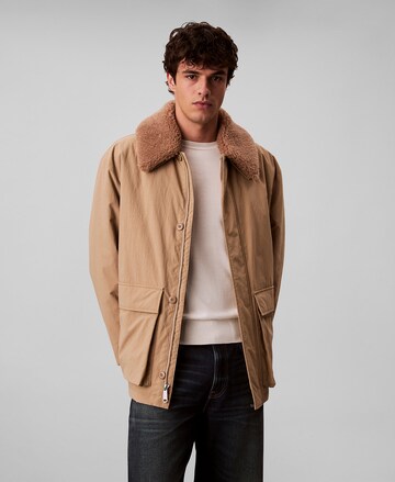 Veste mi-saison Calvin Klein Jeans en beige : devant