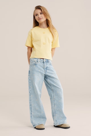 WE Fashion Wide leg Jeans in Blue