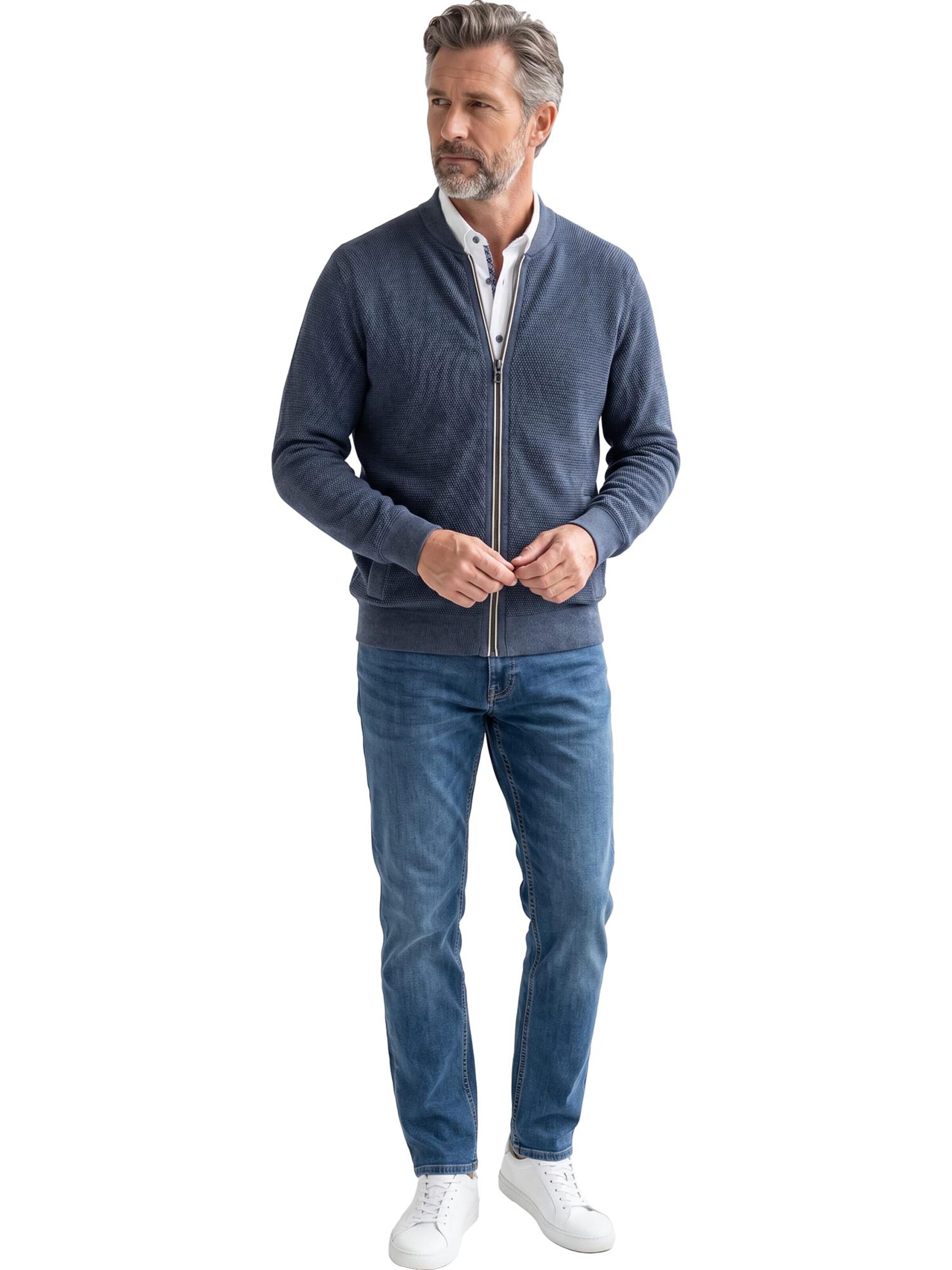 CASAMODA Knit cardigan 'Basic' in Blue