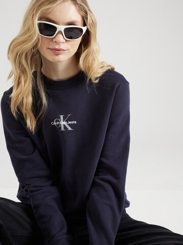 Calvin Klein Jeans Sweatshirt in Blau