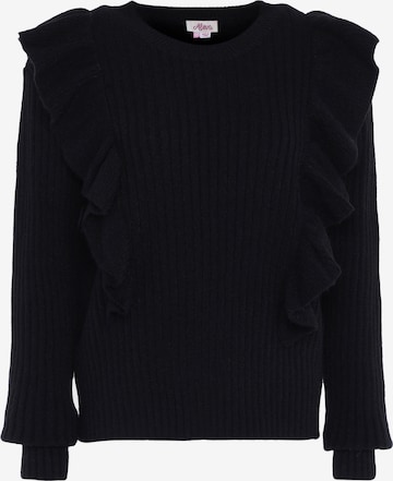 Pull-over aleva en noir : devant