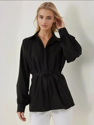 Camicia da donna di Hiccup in nero: frontale
