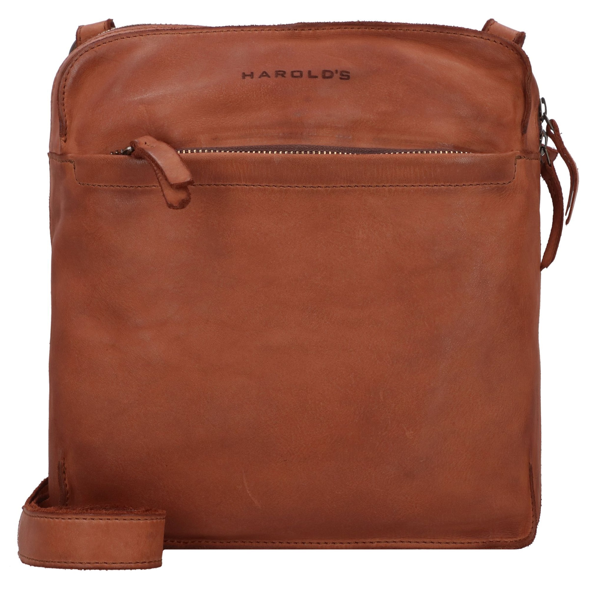 Sac à bandoulière Harold's en marron : devant