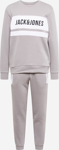 JACK & JONES Sweat suit 'TOMS' in Grey: front