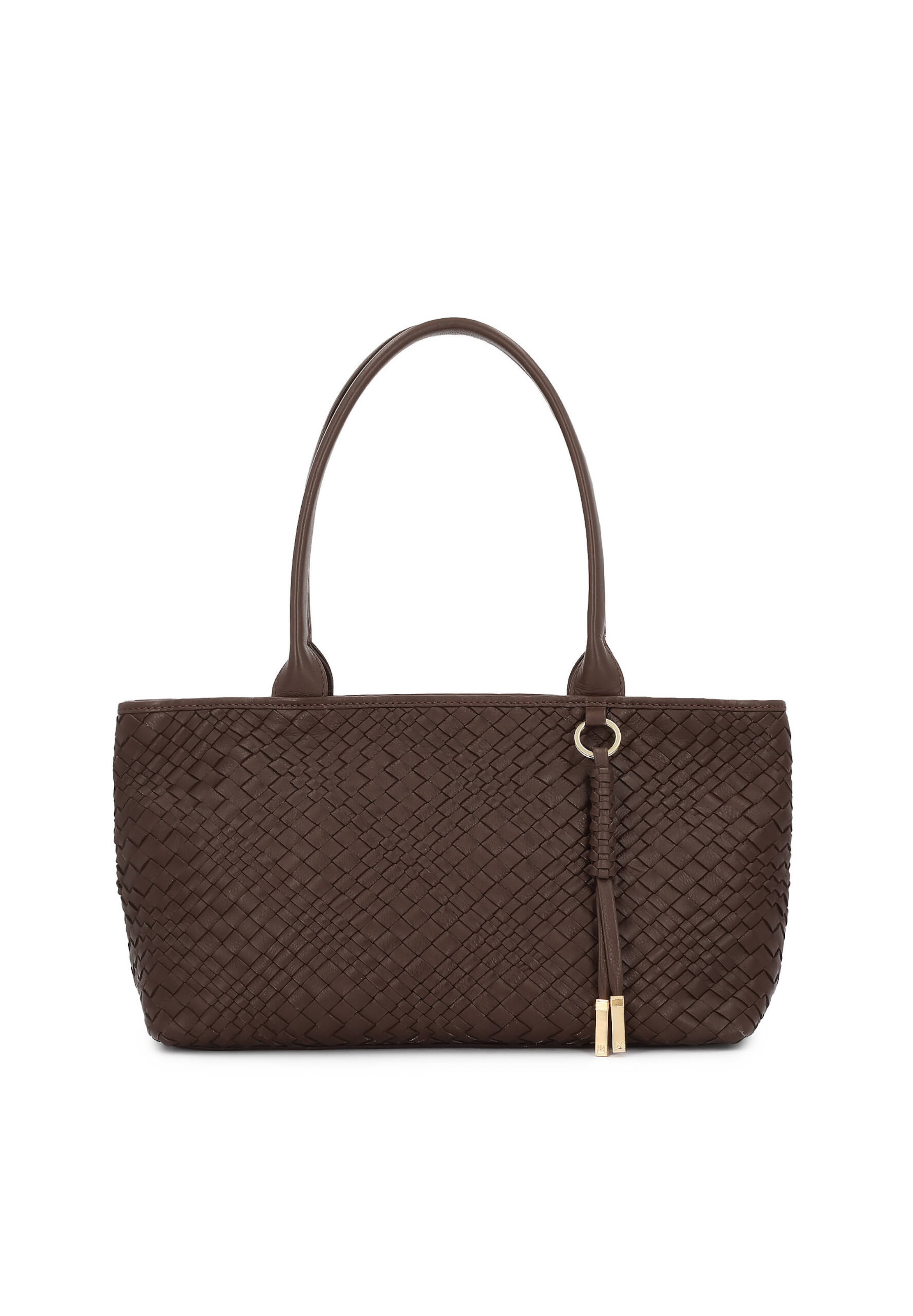 Kazar Τσάντα χειρός σε καφέ: μπροστά