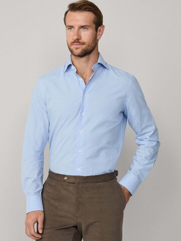Hackett London Regular Fit Hemd ' FORMAL GINGHAM ' in Blau: Vorderseite