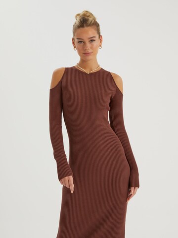 millane Knitted dress 'Miley' in Brown