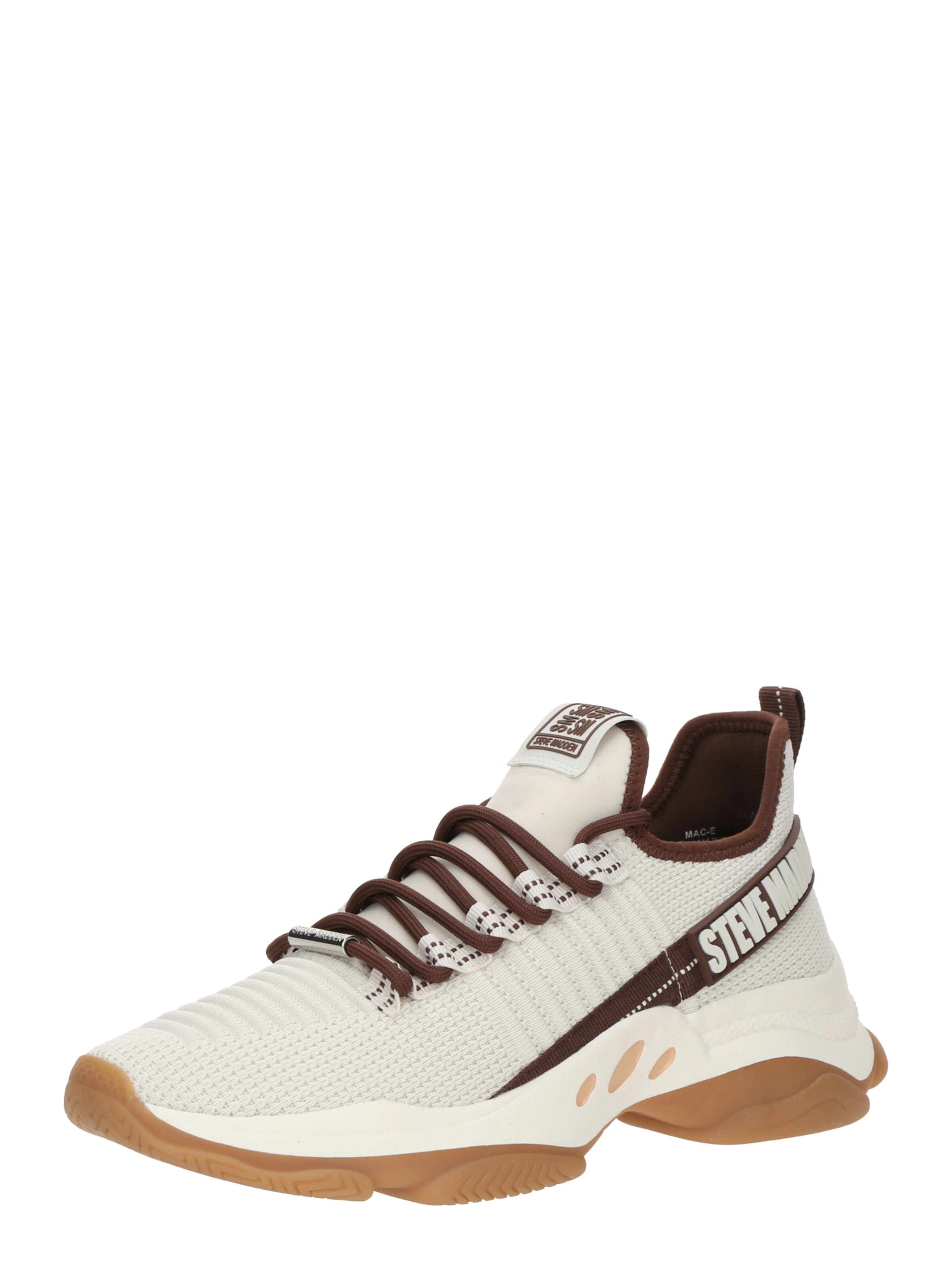 STEVE MADDEN Rövid szárú sportcipők 'MAC-E' - fehér: elől