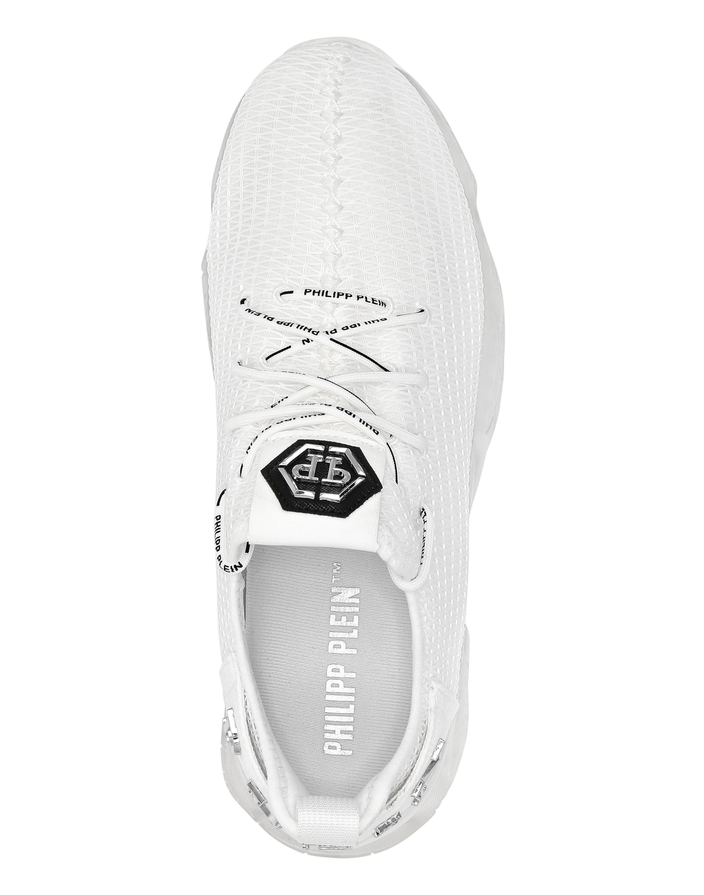 Philipp Plein - Sapatilhas baixas 'Hyper Shock' em branco