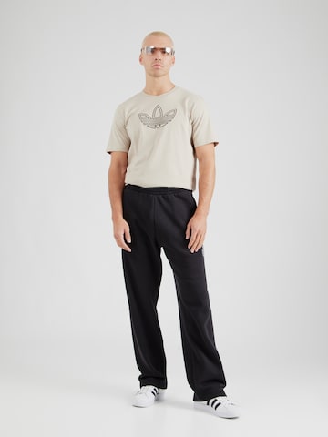 ADIDAS ORIGINALS - Loosefit Calças 'Outline' em preto