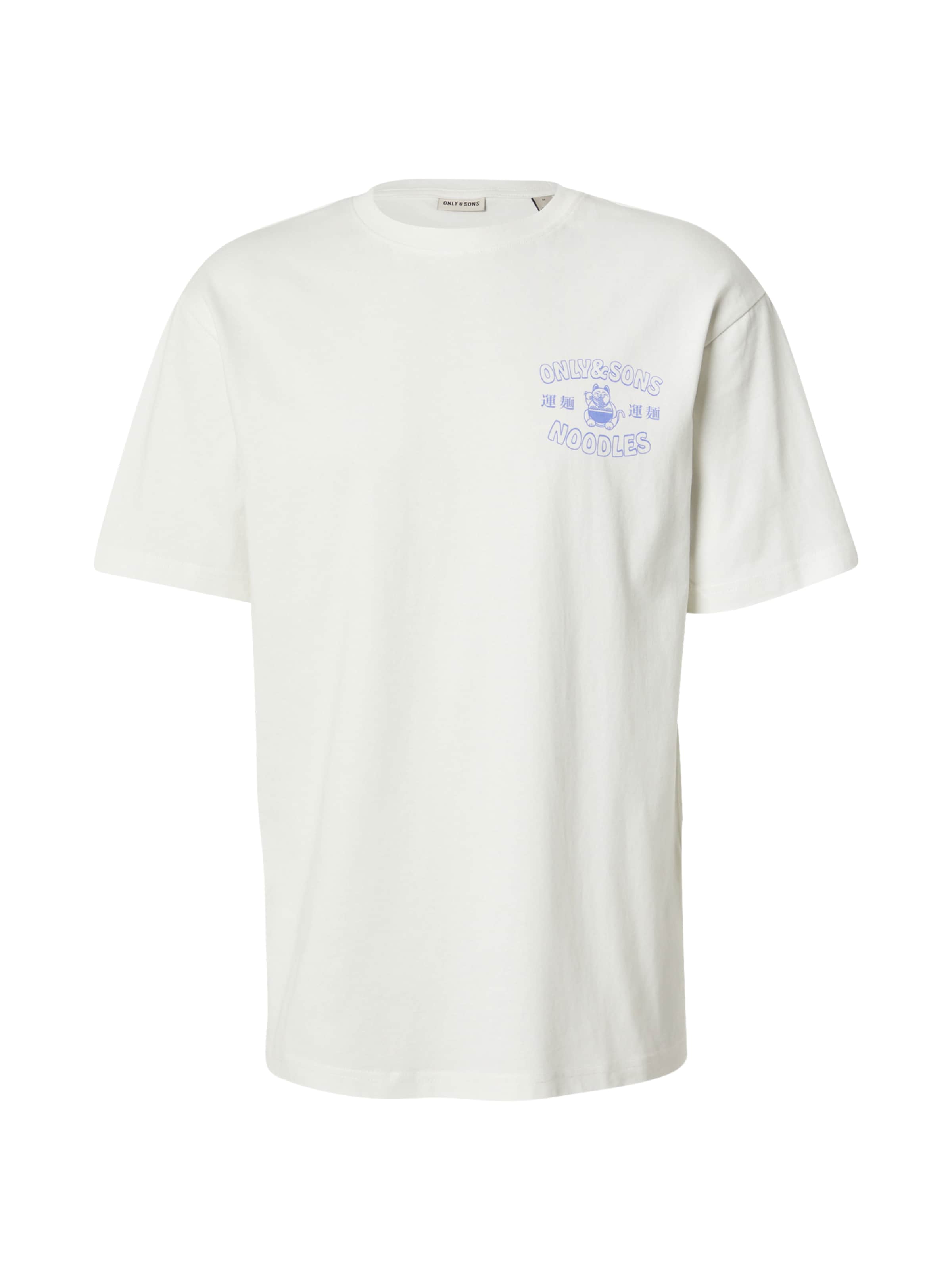 Only & Sons Shirt 'ONSCATISFACTION' in Wit: voorkant