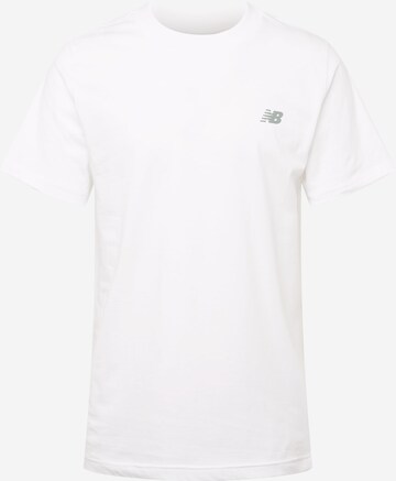 new balance - Camisa 'Sport Essentials' em branco: frente