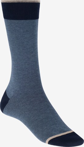 Chaussettes 'B Sustainable' Boggi Milano en bleu : devant