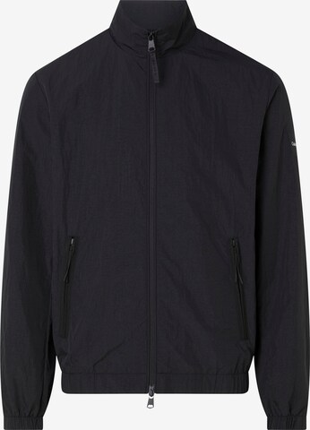 Calvin Klein Big & Tall Between-Season Jacket in Black: front