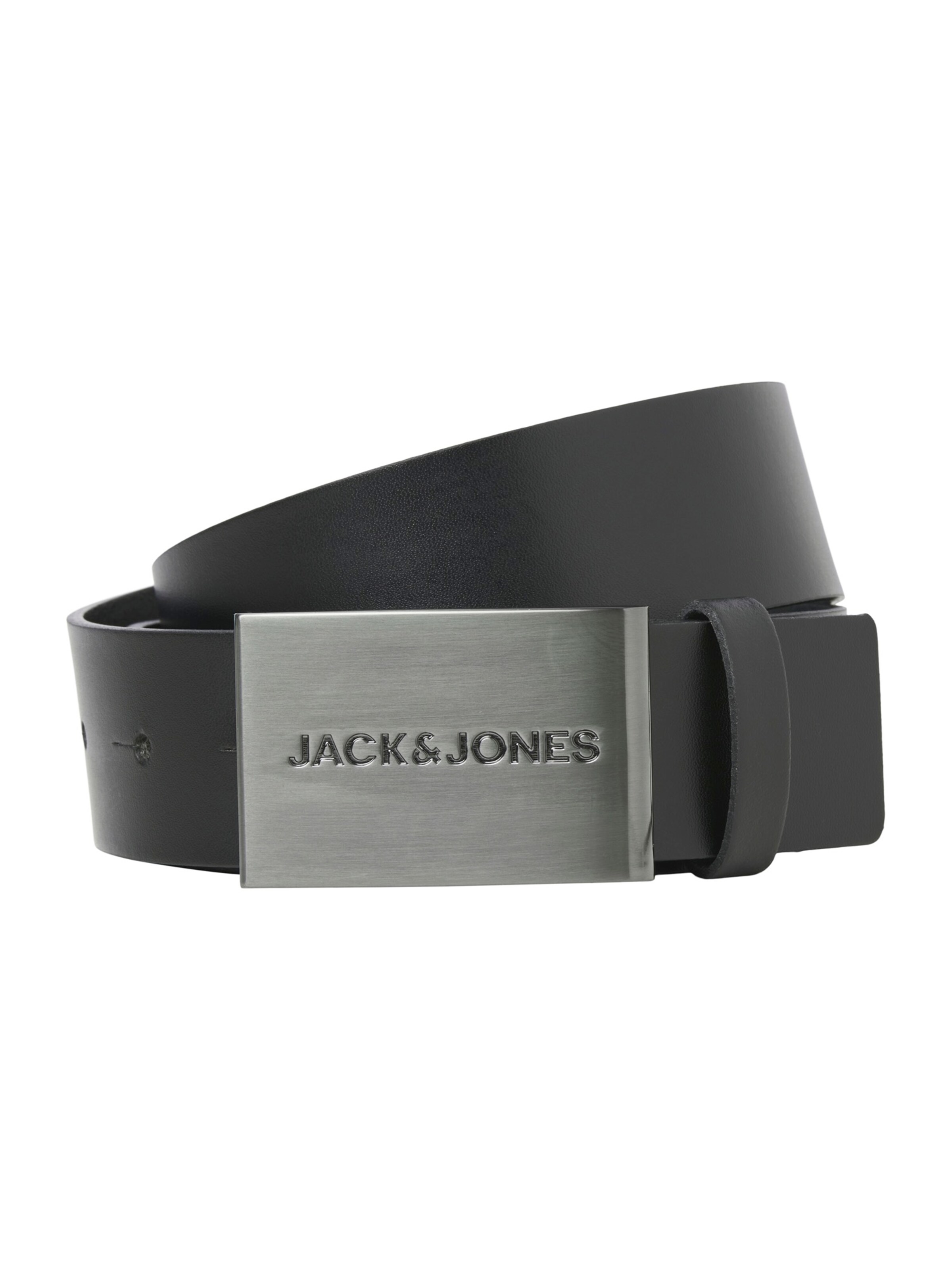 Ceinture 'JACSTRAVA' JACK & JONES en noir : devant
