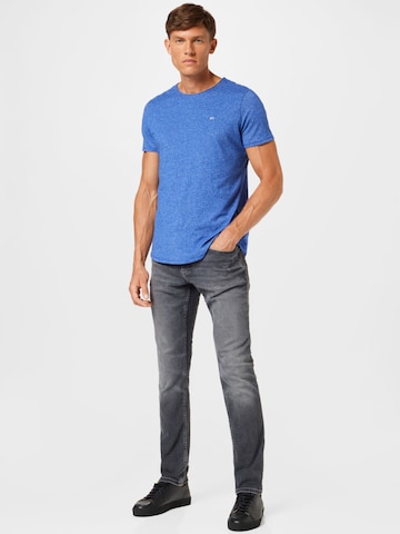 zils Tommy Jeans T-Krekls 'Jaspe'