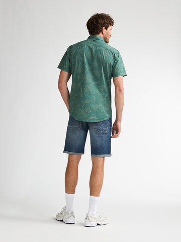Coupe slim Chemise Petrol Industries en vert