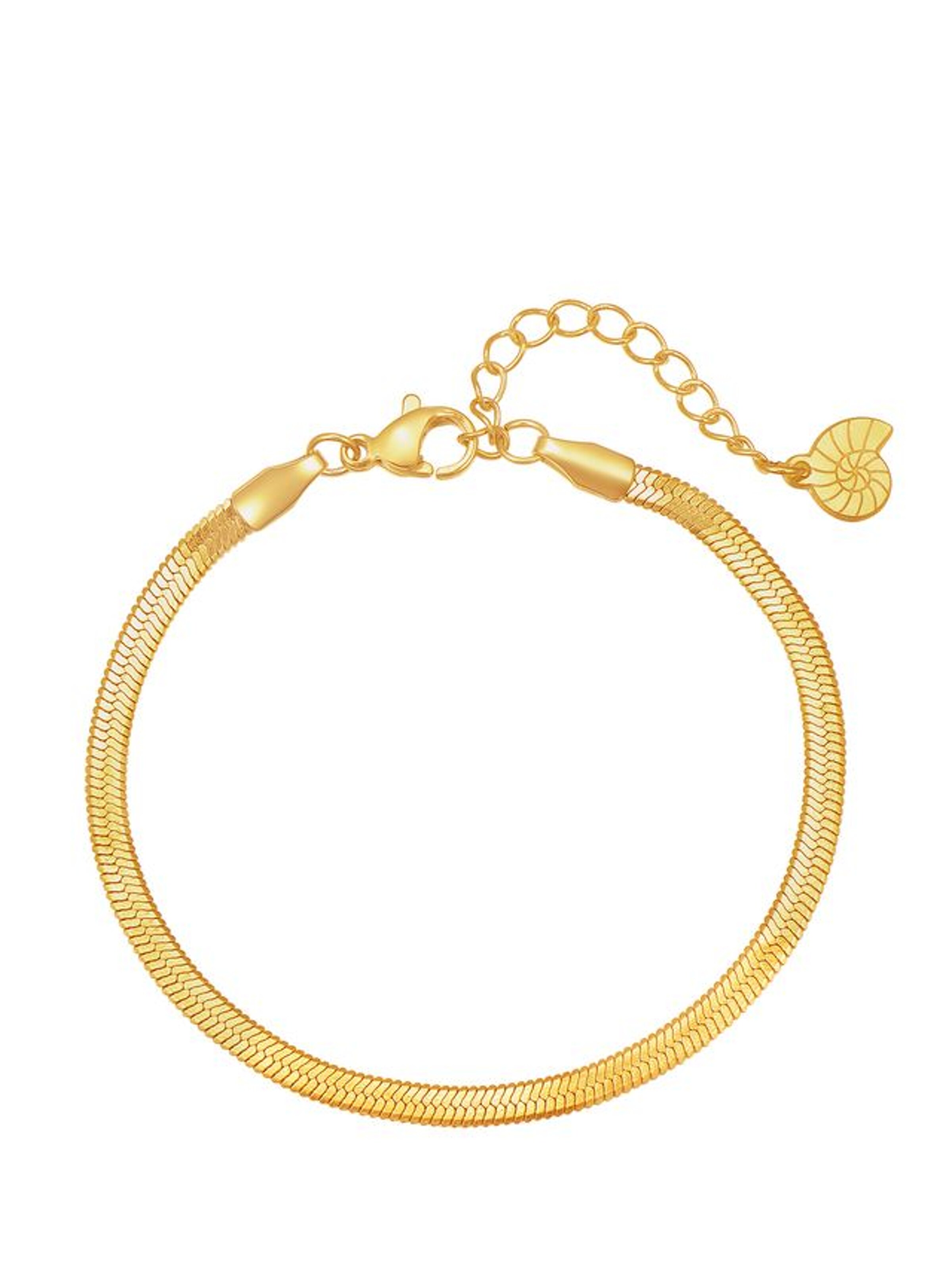 Hey Happiness Armband 'Serpentine' in Goud