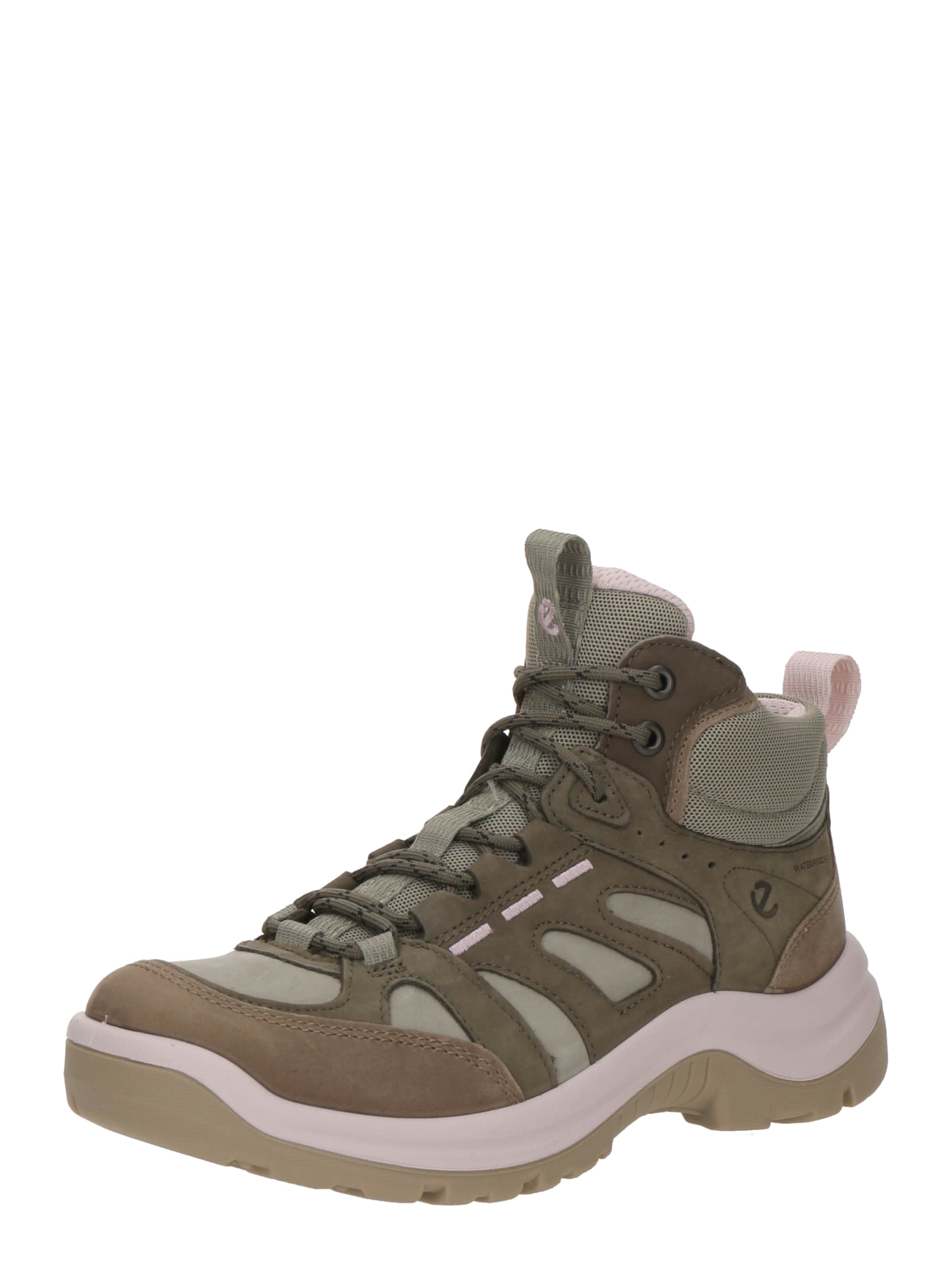 ECCO Botki sznurowane 'Offroad' w kolorze zielony: przód