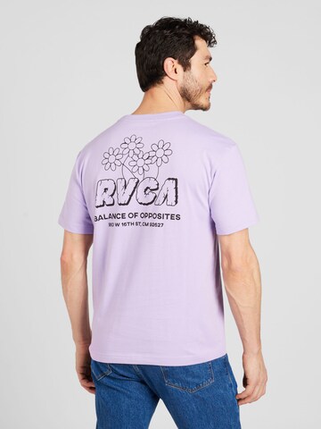 RVCA T-shirt 'GARDENER' i lila