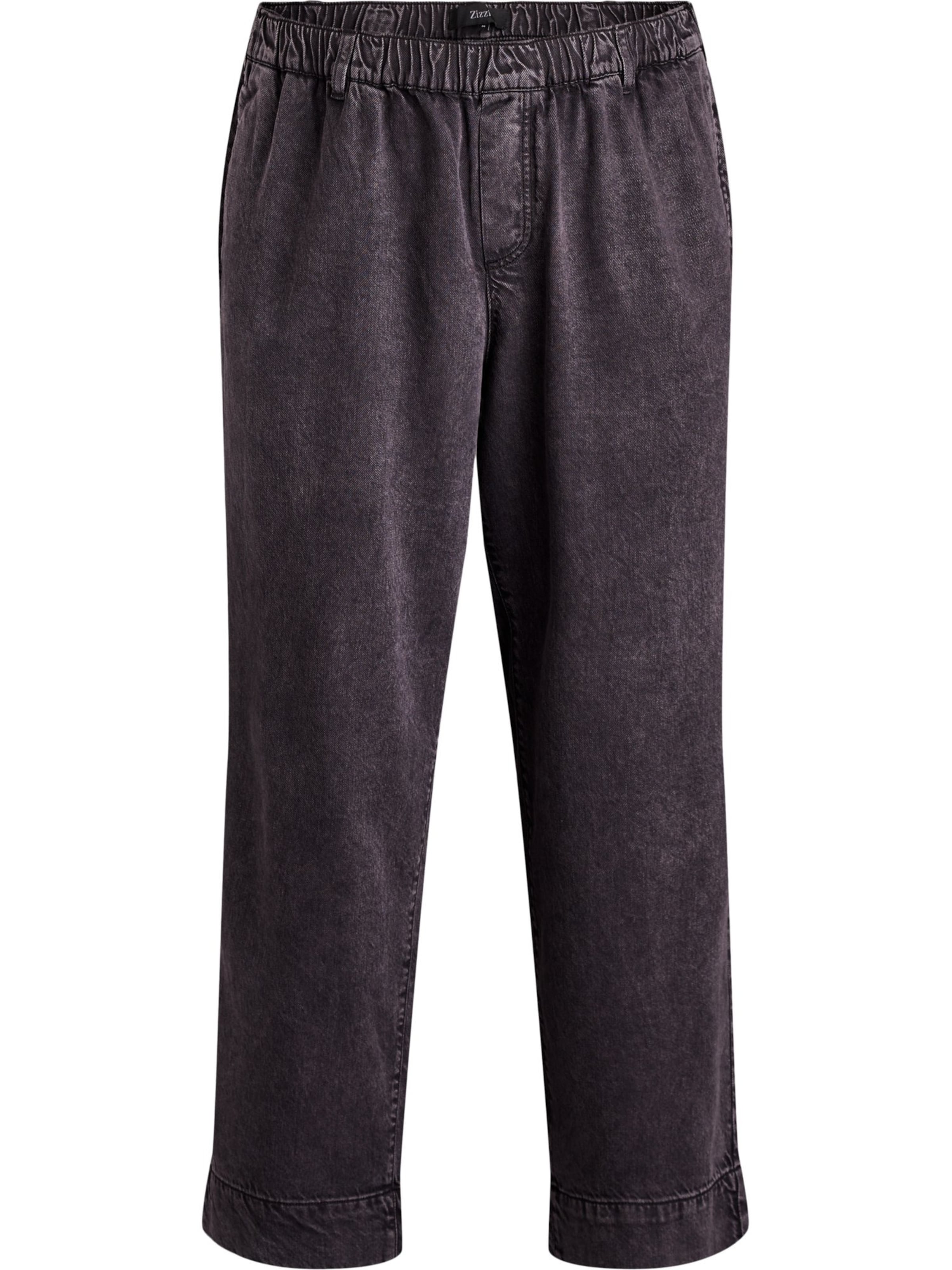 Zizzi Широки крачоли Дънки в сиво: отпред