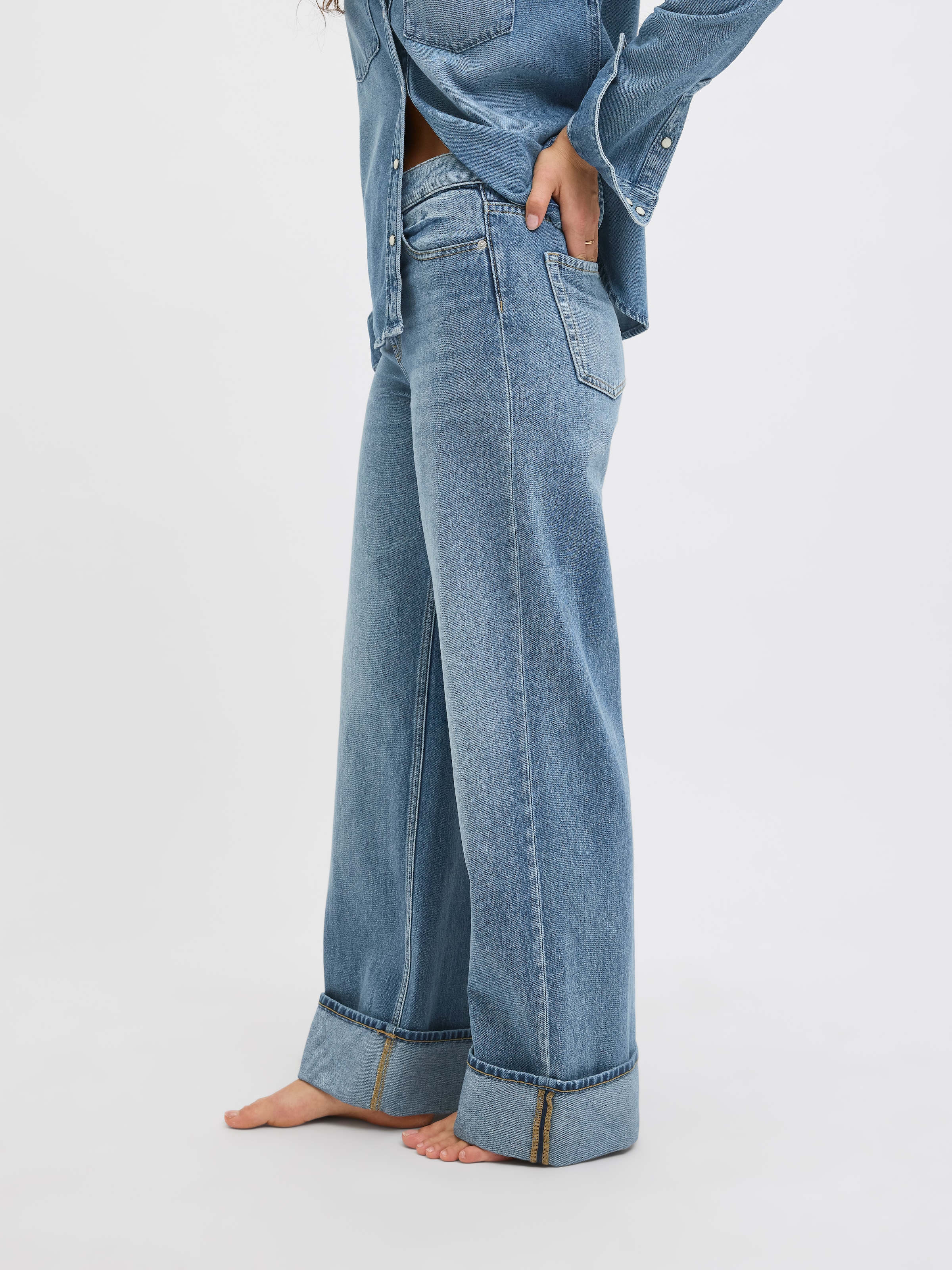 JJXX Wide leg Jeans 'JXTOKYO' in Blue Denim | ABOUT YOU