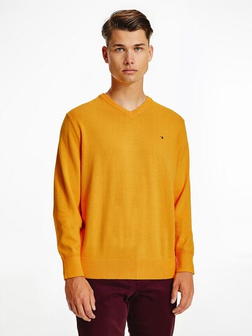 Coupe regular Pull-over TOMMY HILFIGER en orange : devant