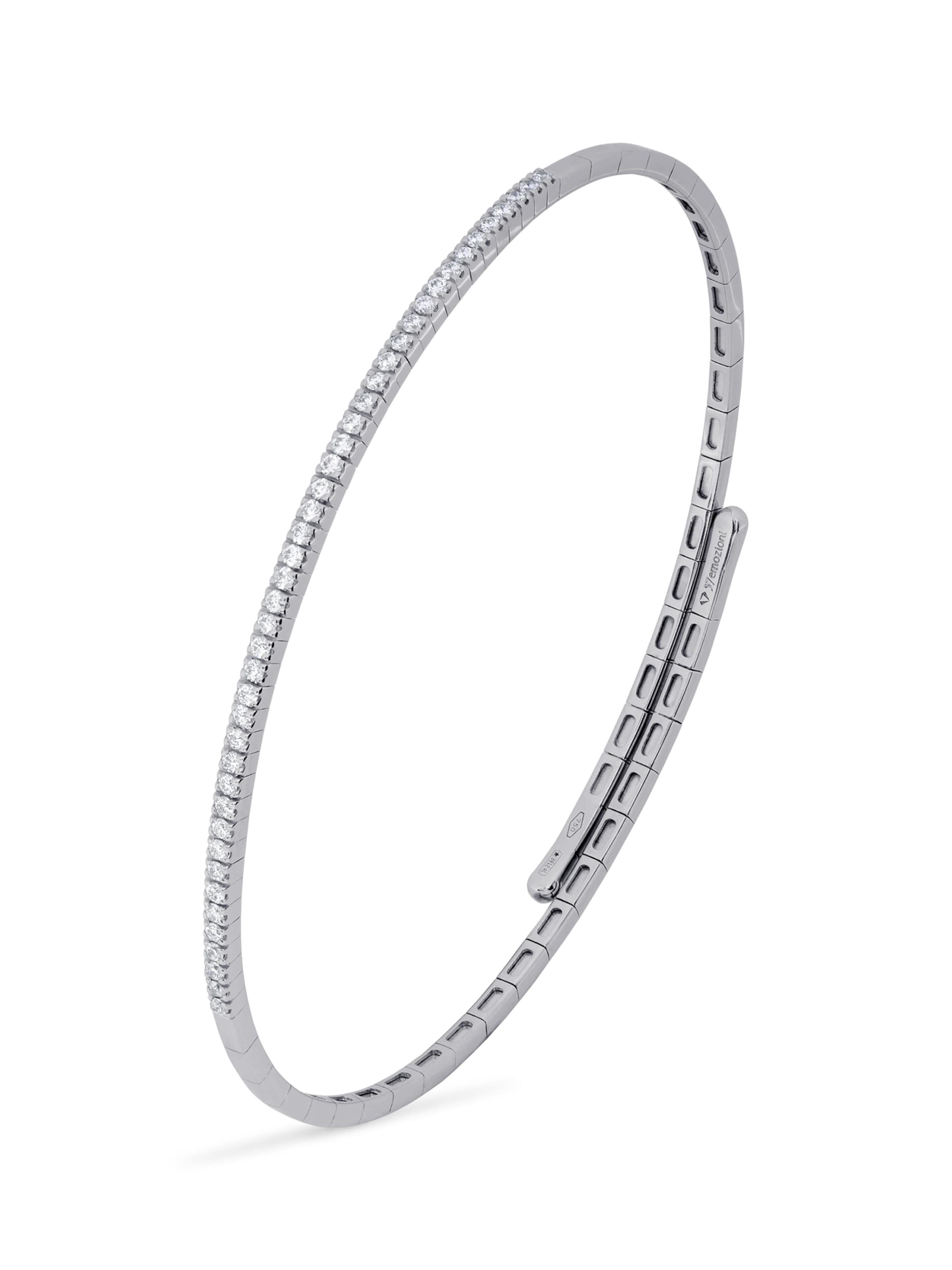 57emozioni Bracelet 'Diamond' in Silver: front