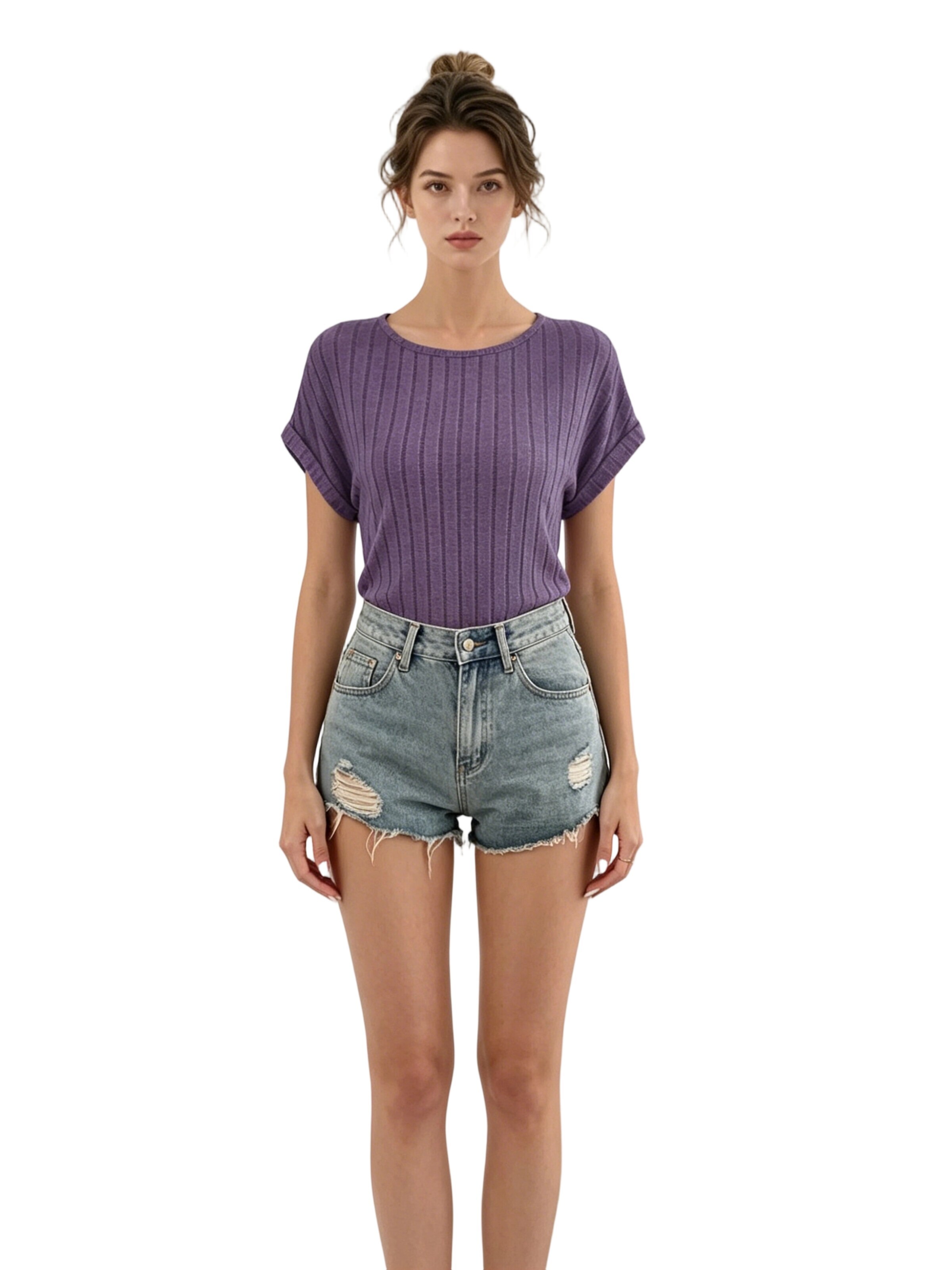 Yesfashion Shirt‌‌‌‌‌‌ in Lila: Vorderseite