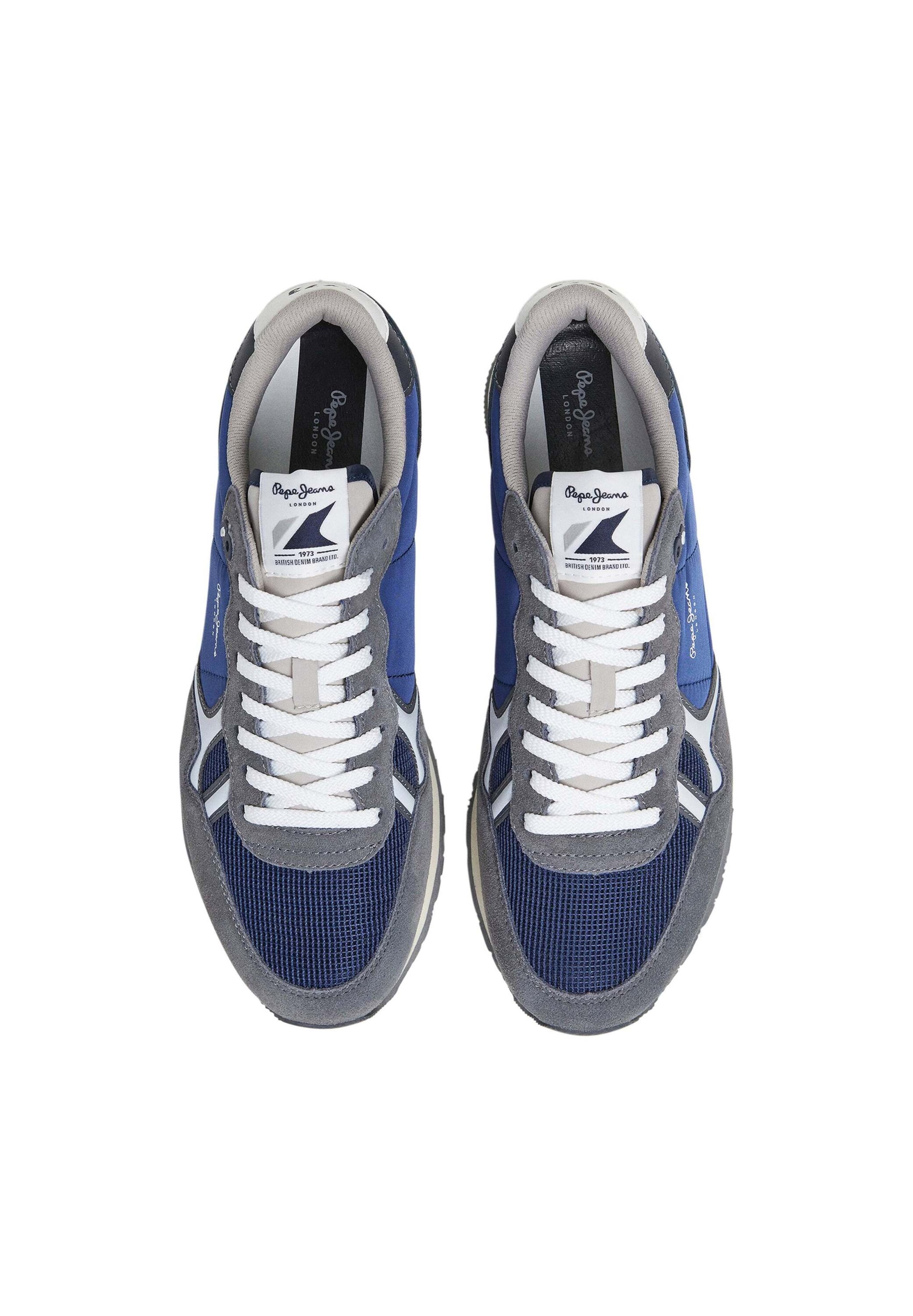 Pepe Jeans Sneakers laag 'Brit' in Blauw