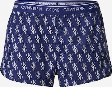 Calvin Klein Underwear Pyjamahousut värissä sininen: edessä