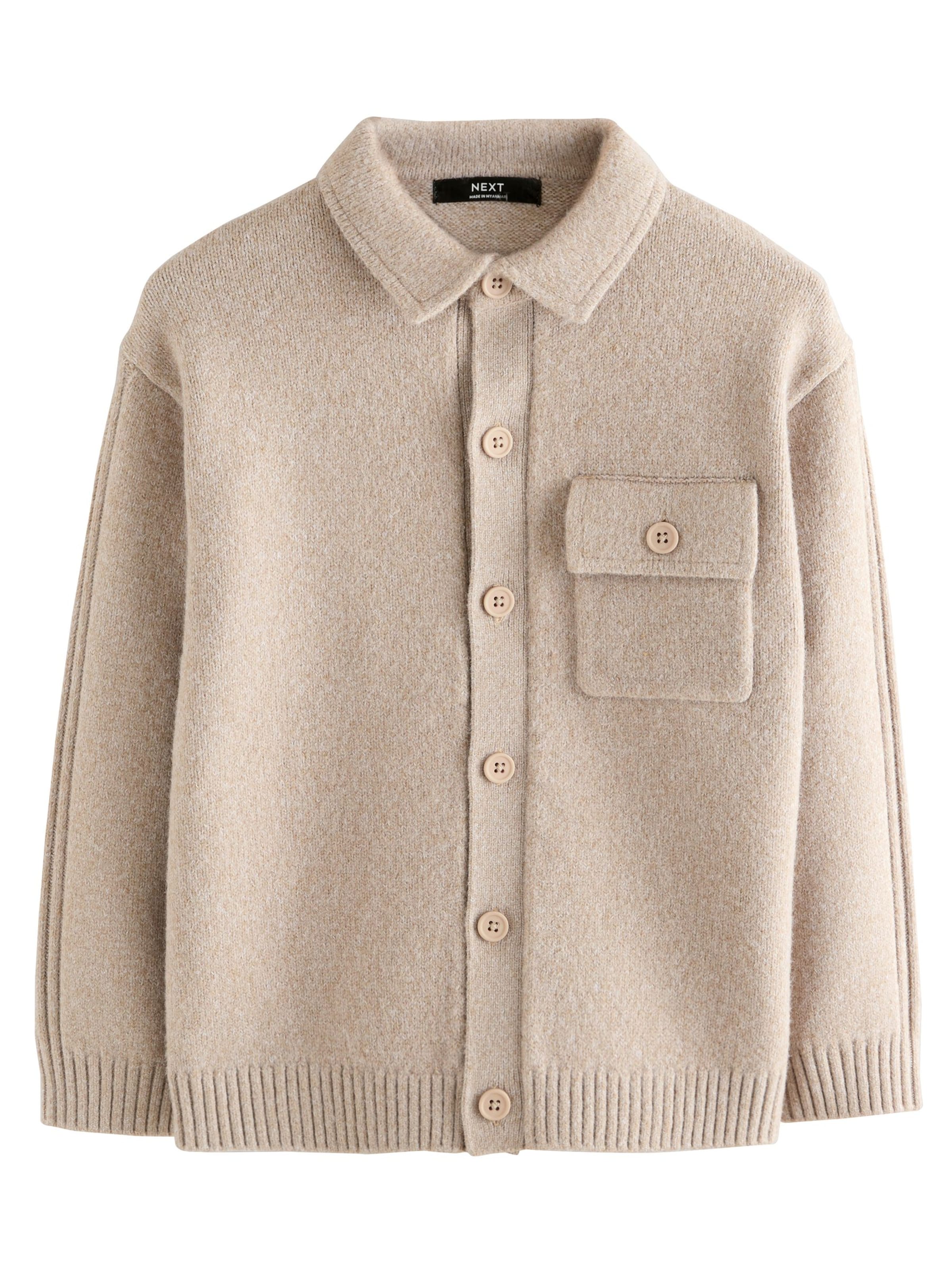 Next Cardigan i beige: forside