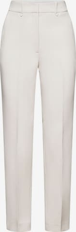 ESPRIT Pleated Pants in White: front