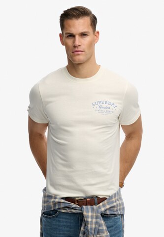 T-Shirt Superdry & Co en blanc