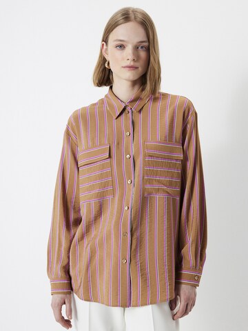 Ipekyol Blouse in Brown: front